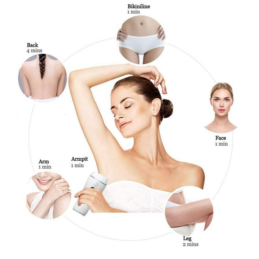 12V Белый Профессиональный 990000 Лазерный Эпилятор Безболезненная IPL Система Удаления Волос для Женщин Бикини Лицо Тело Перманентный Прибор для Удаления Волос