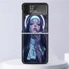 Dark Demon Nun Shockproof Case For Samsung Galaxy Z Flip 7 6 5 4 3 5G Phone Cover Z Flip3 Flip4 Flip5 Flip6 Flip7 Shell