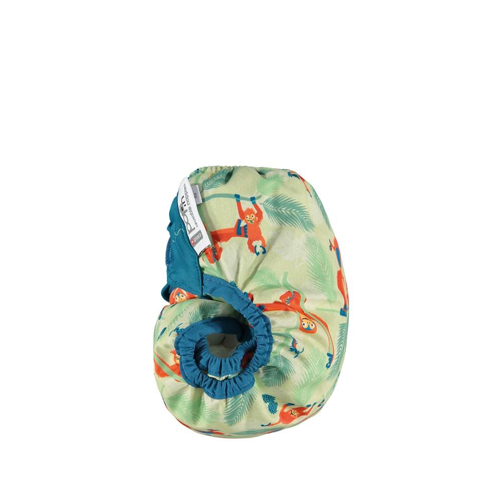 Close, Waterproof, Safe Eco-Swaddle for Babies with Velcro, Orangutan