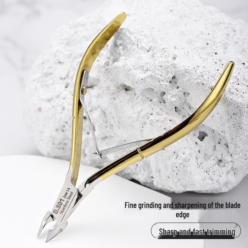 Easy Cut D-501 Stainless Steel Cuticle Nipper & Clipper Set - Professional Vietnamese Style Manicure Tools