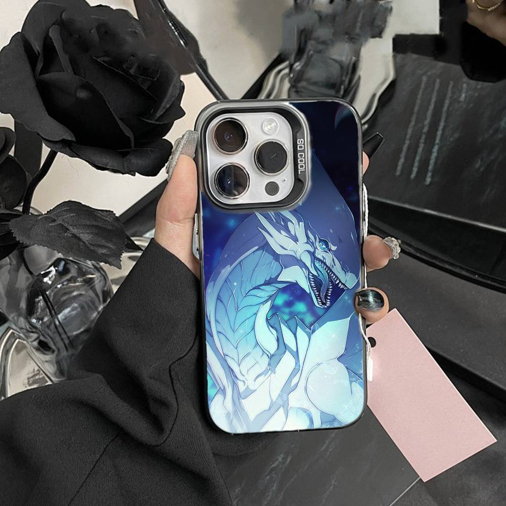 Blue-Eyes White Dragon Phone Case For iPhone 17,16,15,14,13,12,Pro MAX Black Matte Shockproof Cover