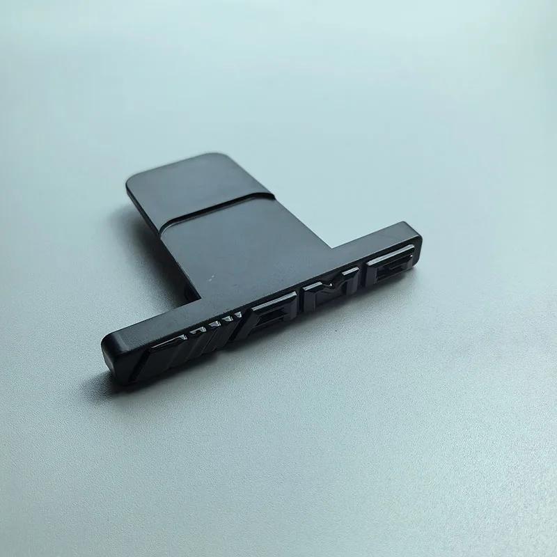 zrvmt3 2025 Hot ABS Buckle Style Bracket Mounting Base for Mercedes Benz AMG GT Grille C63 E63 GTS GTR GTC T-shape Car Emblem Logo Badg