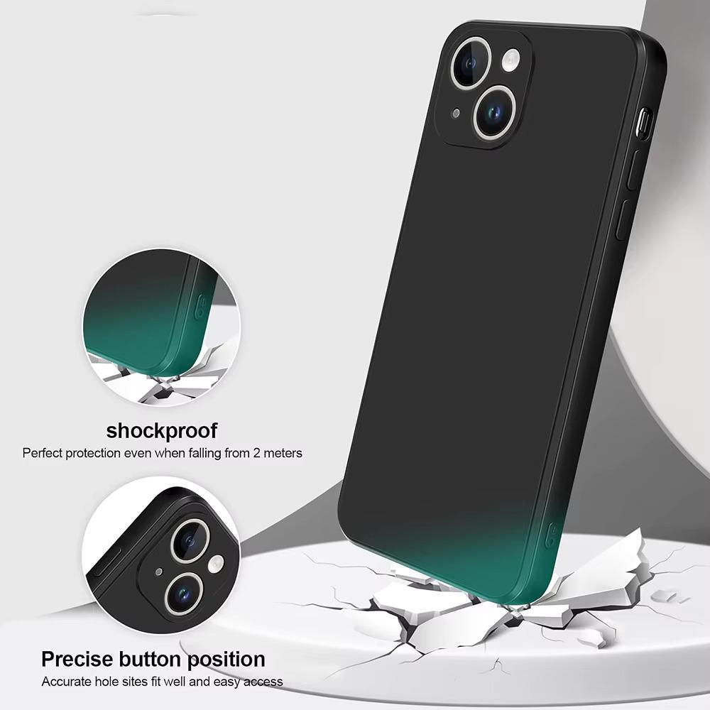 Ударопрочный силиконовый чехол для телефона TPU для iPhone 11 12 13 14 15 16 Pro Max Mini X Xs XR 6 6S 7 8 Plus защитный чехол для объектива