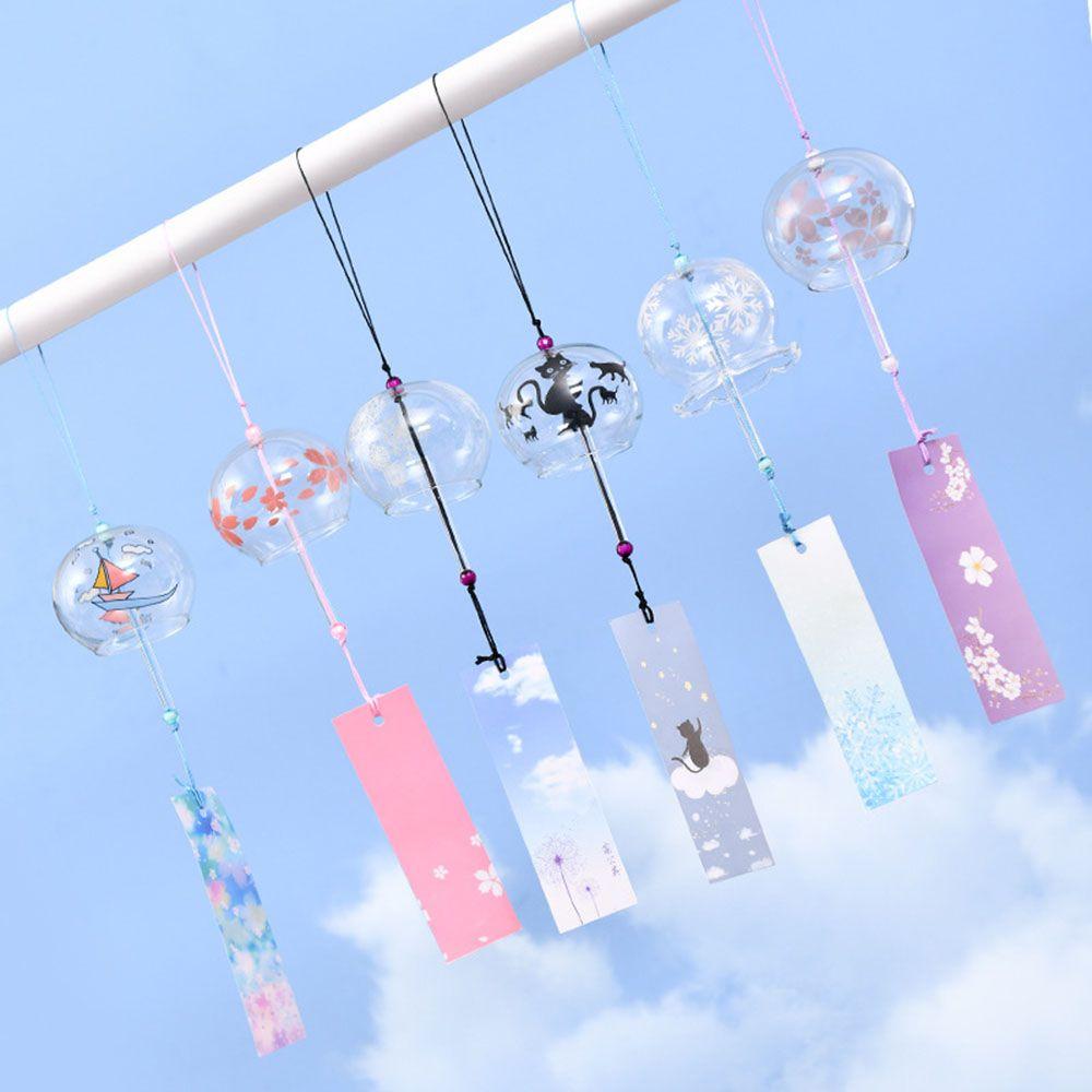 Colorful Handmade Garden Pendant Wind Chimes Hanging Blessing Bell Wind Bell Window Ornament