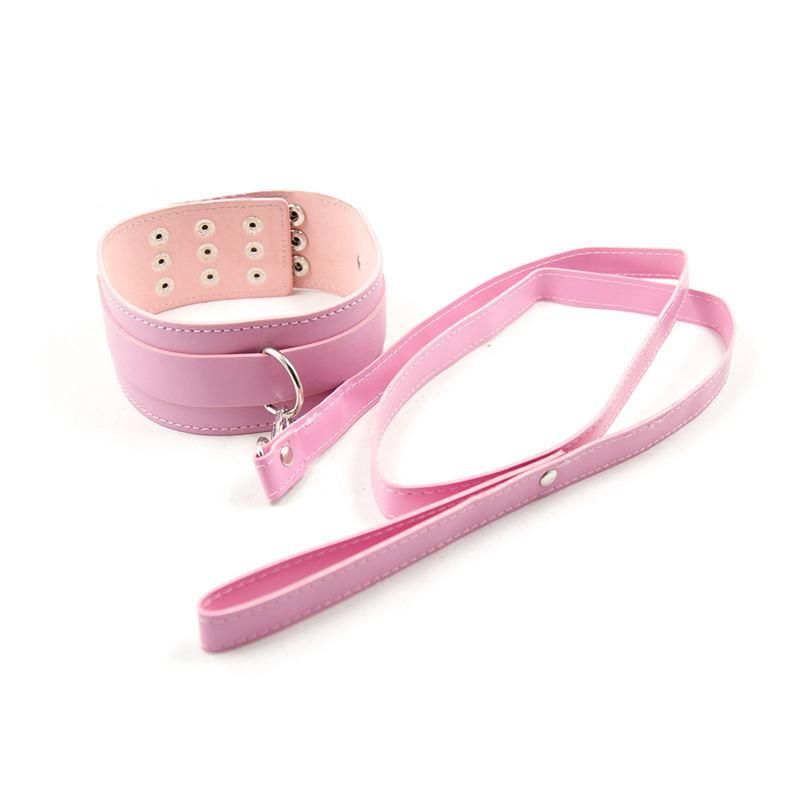 Мягкая искусственная кожа с заклепками и воротником на шее, ремень, фетиш, бондаж, эротический косплей, БДСМ, сдержанность, секс-игрушка