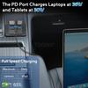 12V-24V RV USB Power Outlet 72W/90W PD3.0 USB C 36W & Dual QC3.0 18W 3-Ports Car Charger Socket Accessories for Car Bus RV Truck