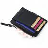 Wallet Mini PU Leather Card Holders Credit Cards Slots Purse Men  Women Zipper Coin Pocket Short Wallet