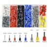 1200PCS Wire Ferrules, Insulated Crimp Pin Terminal Kit for Electrical Projects, AWG 24-7, 8 Sizes,Ferrule Crimping Kit
