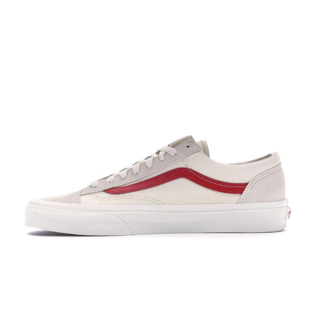 Vans Old Skool Style 36 Marshmallow Unisex Sneakers White Racing-Red VN0A3DZ3OXS