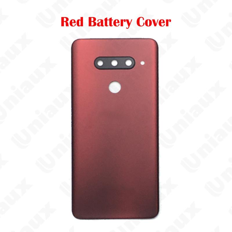 100% оригинальная стеклянная крышка батарейного отсека для LG V40 ThinQ V405QA7 V405UA V405, задняя крышка батарейного отсека с камерой