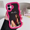 Чехол для мобильного телефона Addison Rae для iPhone 17 16 15 14 13 12 11 Air Pro Max Plus Волнистый край ТПУ Цветная Обложка Обложка Роскошный Красивый