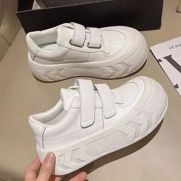 Досуг Zapatillas De Mujer Белые массивные кроссовки для женщин осень-зима Новые модные кроссовки для бега Повседневная платформа Кроссовки для сноуборда