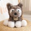 Fluffy Husky Puppy Doll Soft Lovely Companion Pets Cuddly Puppy Plush Toy  Children Birthday Gift