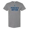 St Peter's University Peacock Nation T-Shirt - Graphite Heather