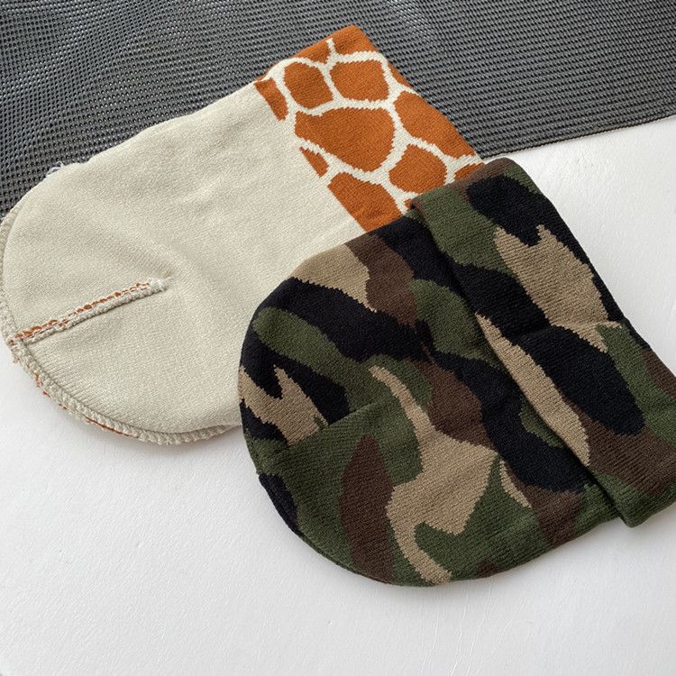 Уличная ветрозащитная камуфляжная шапка-бини Зимняя охотничья, для катания, рыбалки, теплая тактическая флисовая шапка