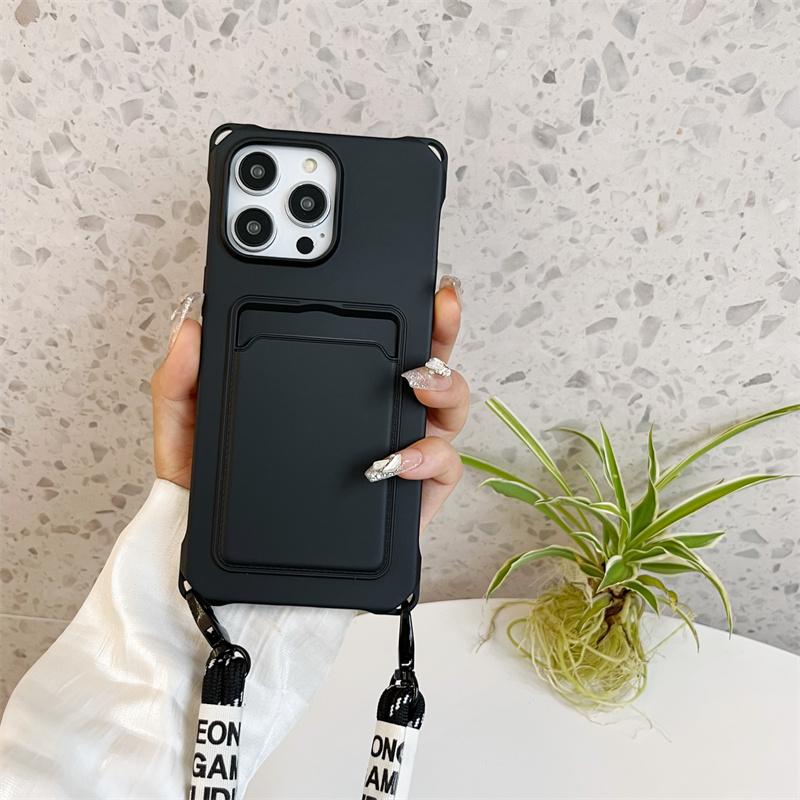 Кошелек через плечо с отделением для карт, жидкий силиконовый чехол для iPhone 15 14 13 12 11 Pro Max 15 14 Plus XS Max XR X 6s 7 8 Plus, силиконовый мягкий чехол с ремешком на веревке