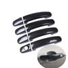 For Ford Focus 2012 2013 2014 2015 2016 2017 2018  Carbon Fiber Chrome Car Door Handle Cover Trim Overlays Styling