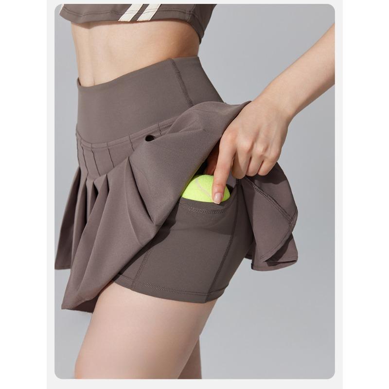 Женская узкая антибактериальная плиссированная юбка с высокой талией для бега, занятий фитнесом, йоги, тенниса, бадминтона, гольфа, короткая юбка