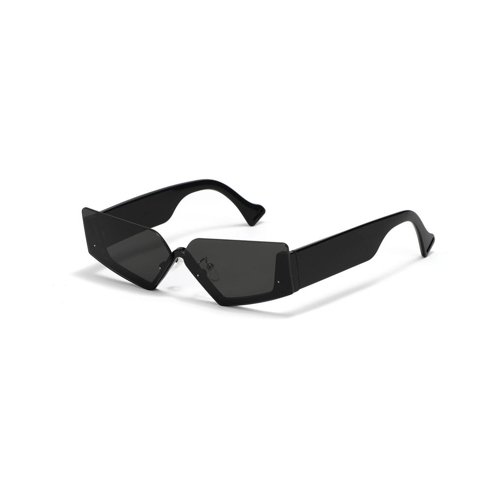 Очки Безободковые Солнцезащитные очки Кошачий глаз Женские Преувеличенные Персонализированные Солнцезащитные очки Мужские Квадратные очки