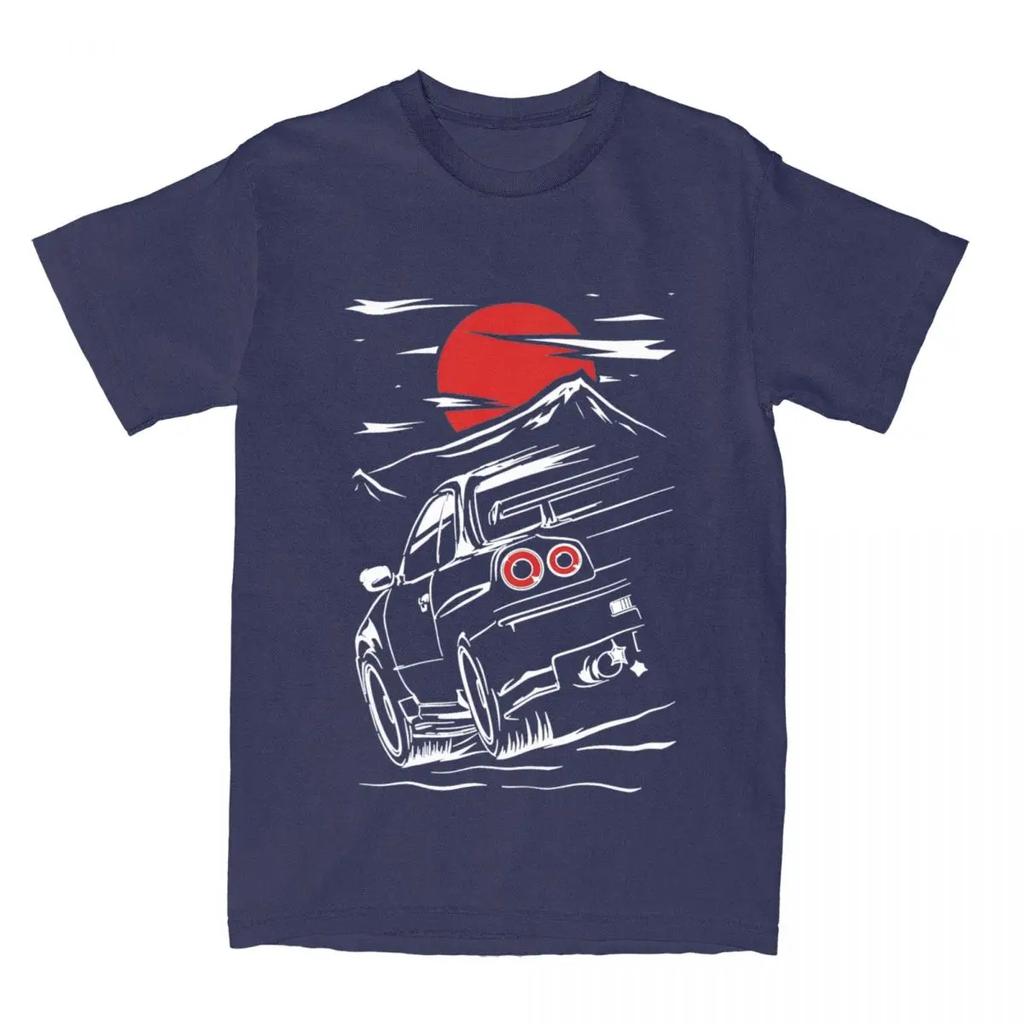 Всесезонные мужские и женские футболки Skyline GTR 34, аксессуары, футболки Jdm r33 r32, одежда, винтажные футболки