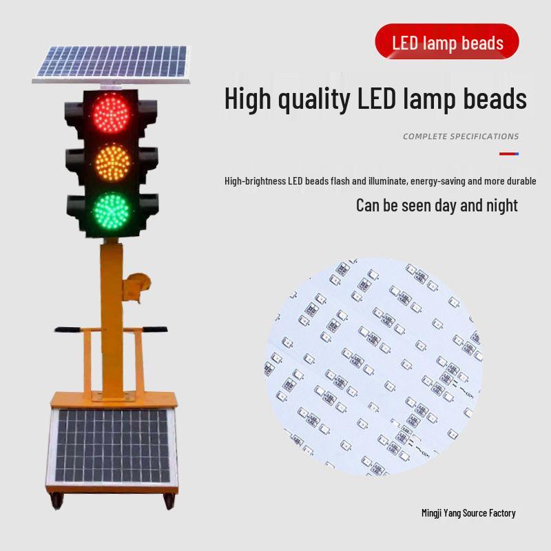 Liftable Solar-Powered Mobile Traffic Signal for Intersections and Driving Schools