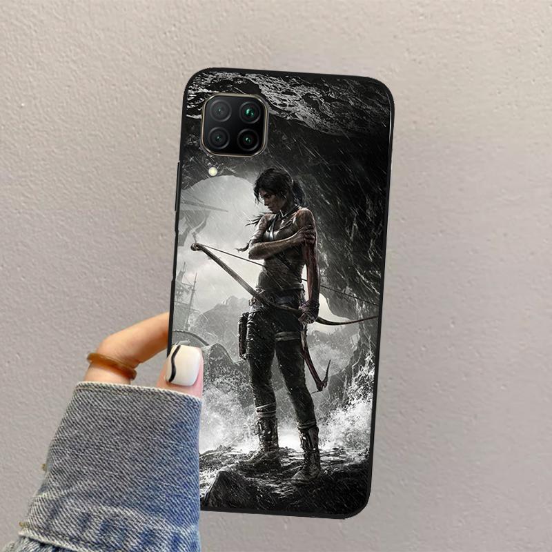 Чехол Tomb Raider для Huawei Nova 12s 12i 11i 8i 7i Y73 Y70 Y90 Y60 Y72 Y61 Y91 9 10 SE P30 Pro P40 Lite
