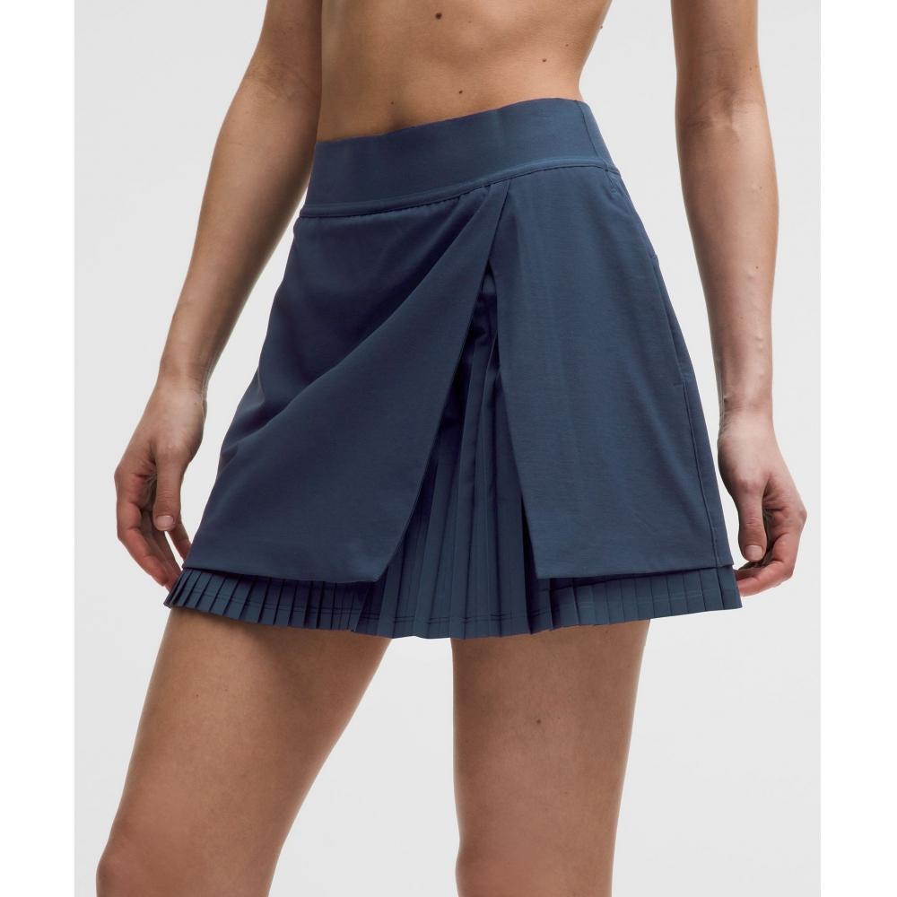 Водоотталкивающая плиссированная юбка для гольфа Lululemon с высокой талией Clbl