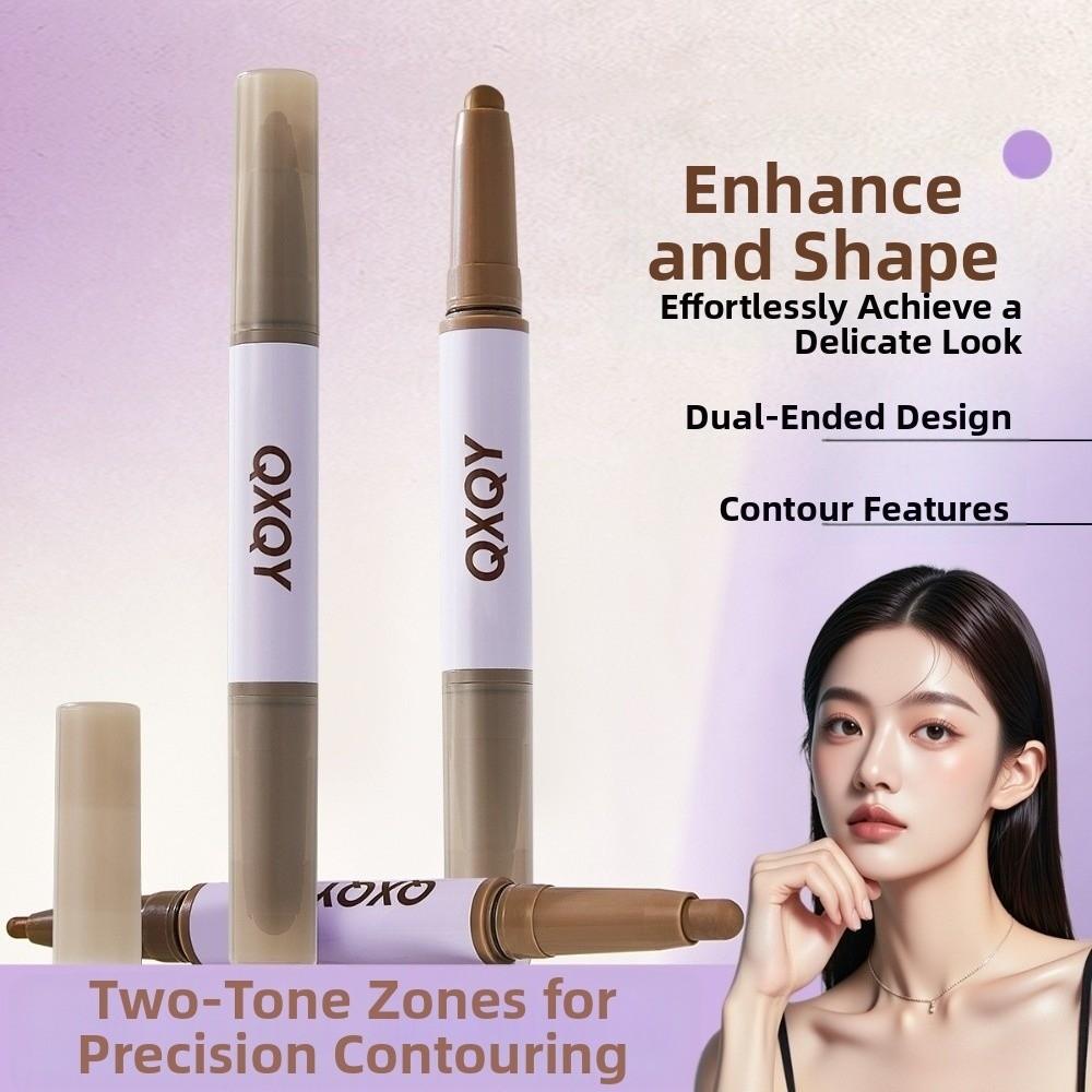 Face Double Headed Contour Pen Shaping Contour Shadow Pen Facial Contour Makeup Pen Unisex