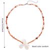 Ocean Style Shell Flower Necklace Beaded Ocean Style Neck Chain Stone Pendant Necklace  Girls