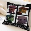 Gorillaz Ретро Постер Персонализированная Подушка Чехол от Пыли Спальня Детская Вечеринка Украшение Наволочка День Рождения Детский Подарок