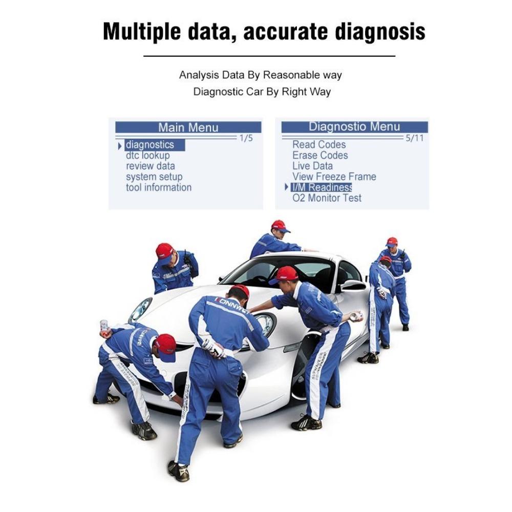 KONNWEI KW309 OBDII сканер считыватель кодов неисправностей двигателя ELM327 автомобильный сканер OBD2 автомобильный OBD сканер ремонт диагностические инструменты