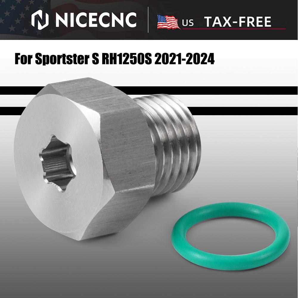 For Harley Sportster S RH1250S 2021-2024 Magnetic Oil Drain Bolt For Harley Pan America 1250 Special RA1250S Nightster RH975