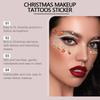Christmas Face Stickers Christmas Facial Tattoos Showcase the Christmas Atmosphere Easy and Fun Decoration 10pcs