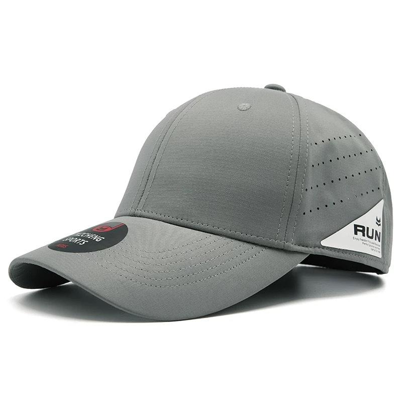 Men's baseball hat, summer hardtop quick-dry breathable sun hat, outdoor sports hiking and travel sunscreen baseball cap