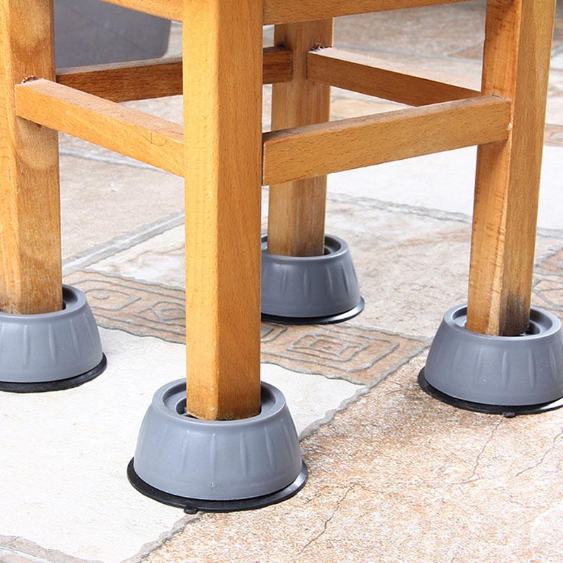 4 шт., антивибрационные подушечки для ног, резиновые ножки, бесшумный противоскользящий коврик для стиральной машины, подушечки, демпферы, аксессуары для подставки