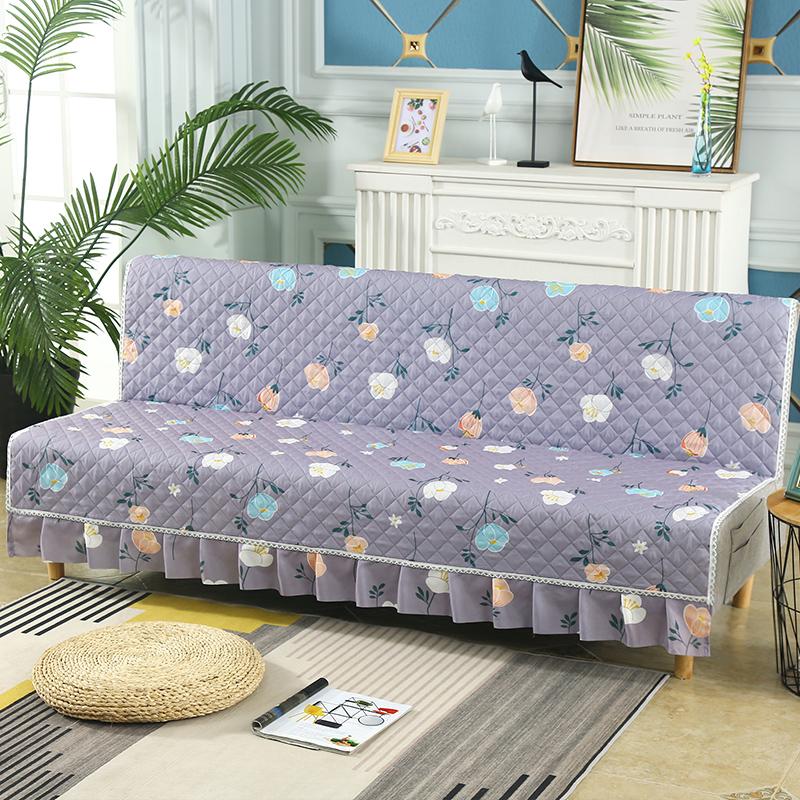 Universal Stretch Sofa Bed Cover Couch Covers Armless Sofa Cover Washable Elastic Folding Furniture Sofa Bed Covers