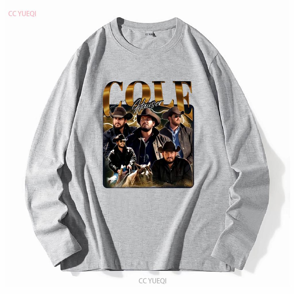 Limited Cole Hauser Vintage T Shirt Fan Homage Merch Retro 90s Long Or Short Sleeves Vintage Washed Comfortable Stylish