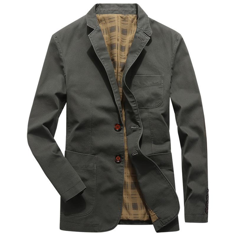 Spring and Autumn New Suit Men's Fashion Casual Small Suit Men's Youth Large Size Business Jacket Top