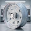 Trailer Hub Dust Cap Anti Wheel Cover with Flange Low-Profile Hubcap for