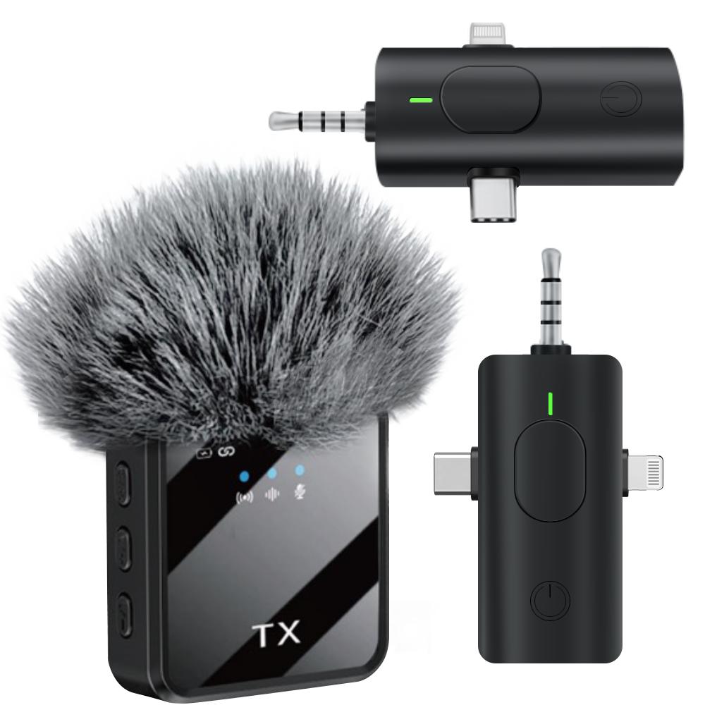 Беспроводной петличный микрофон F11 для записи живого мобильного видео с шумоподавлением 2.4G Мини-микрофон для записи живого видео, интервью для видеоблога, онлайн-класс