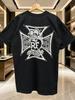 New Model Rockthemed Highend Patterned Printed Mens And Womens Pure Cotton Breathable Sports Shortsleeved Tshirt