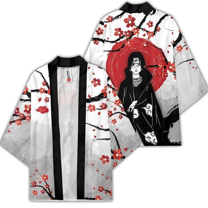 Naruto anime peripheral feather kimono jacket Naruto Li Locke suit bathrobe two-dimensional cape pajamas