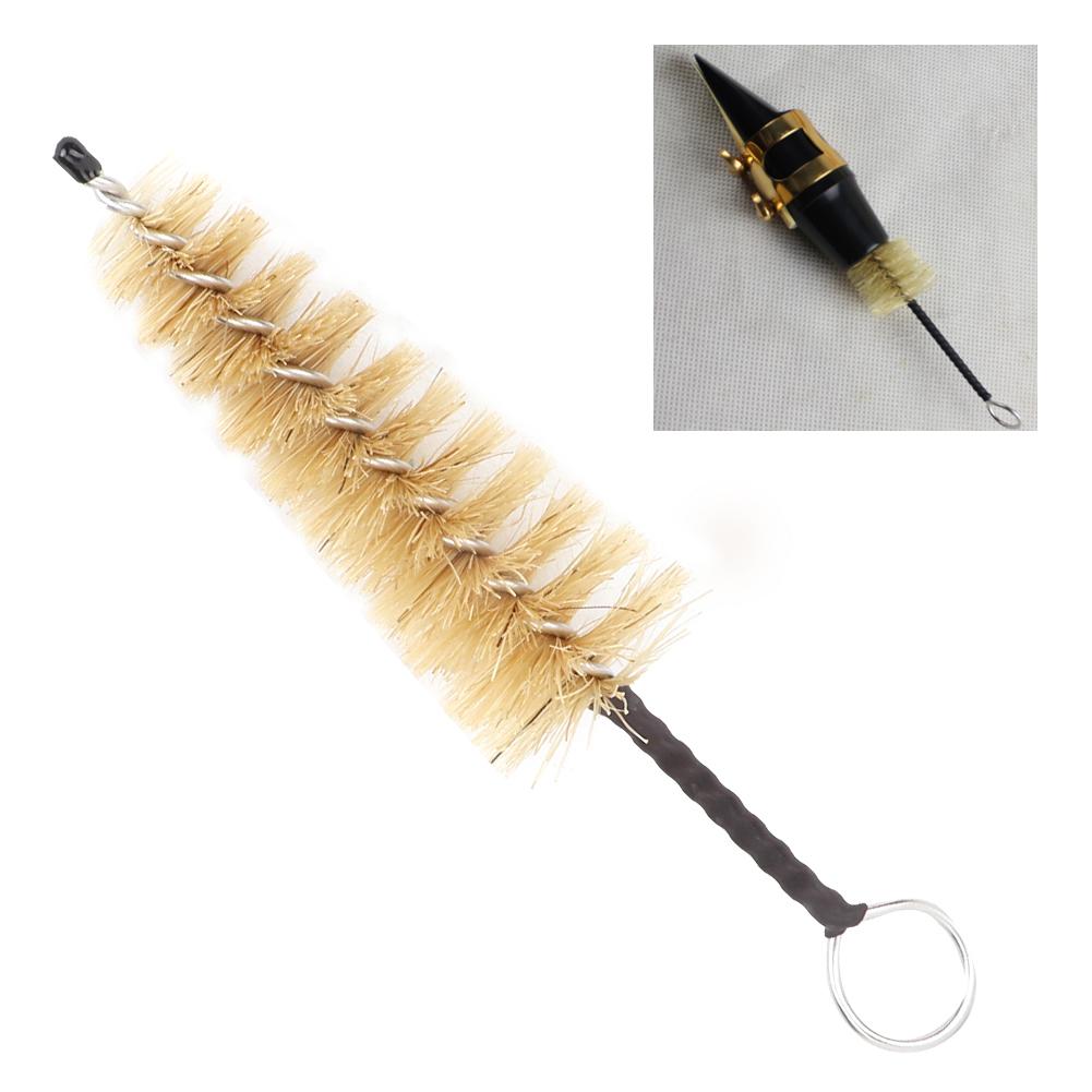 Набор из 5 чистящих тампонов для саксофона, щеток для мундштука и ухода за инструментом