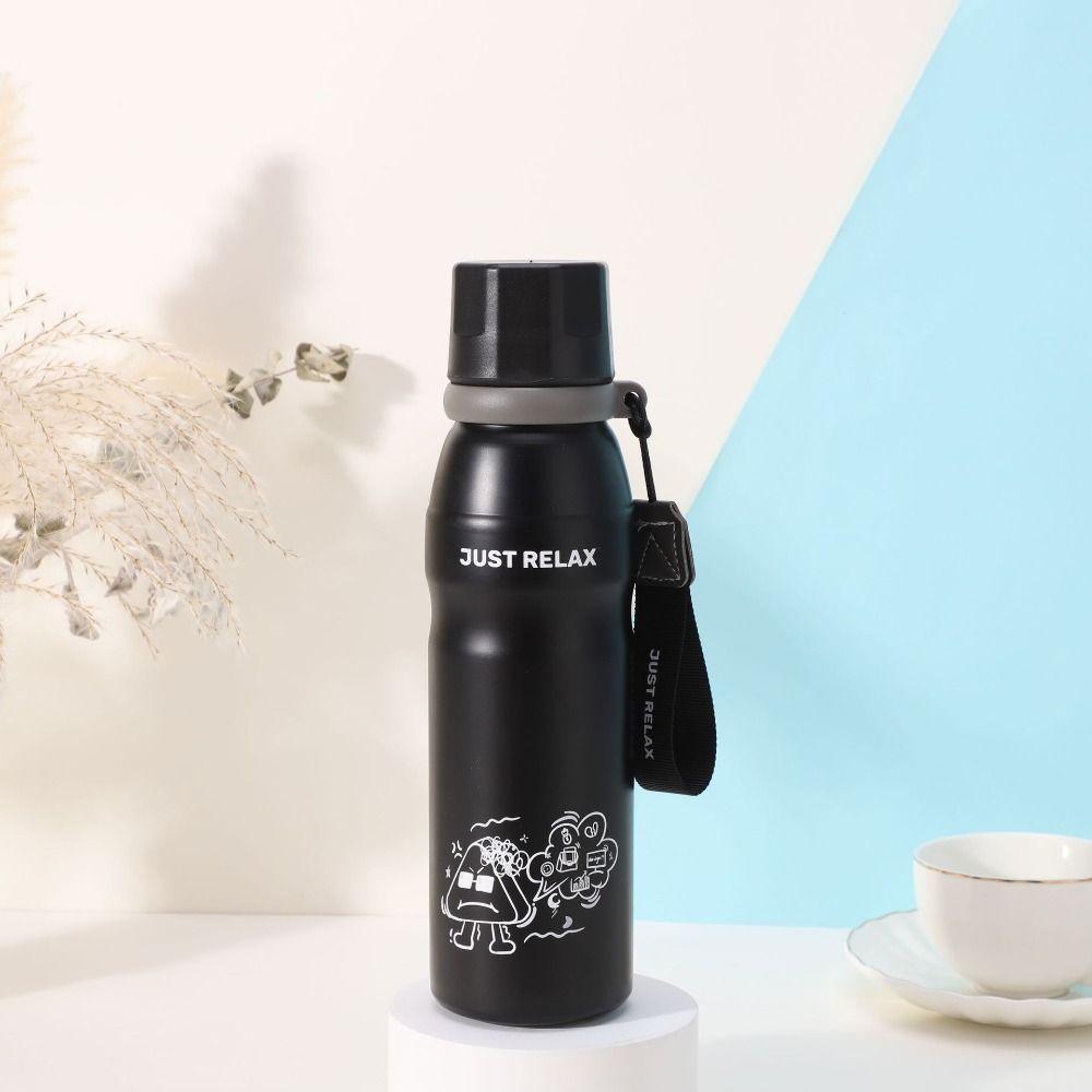 Нержавеющая сталь 316 Мультяшная термокружка Большой емкости Термос Бутылка для воды Вакуумная колба Ребенок