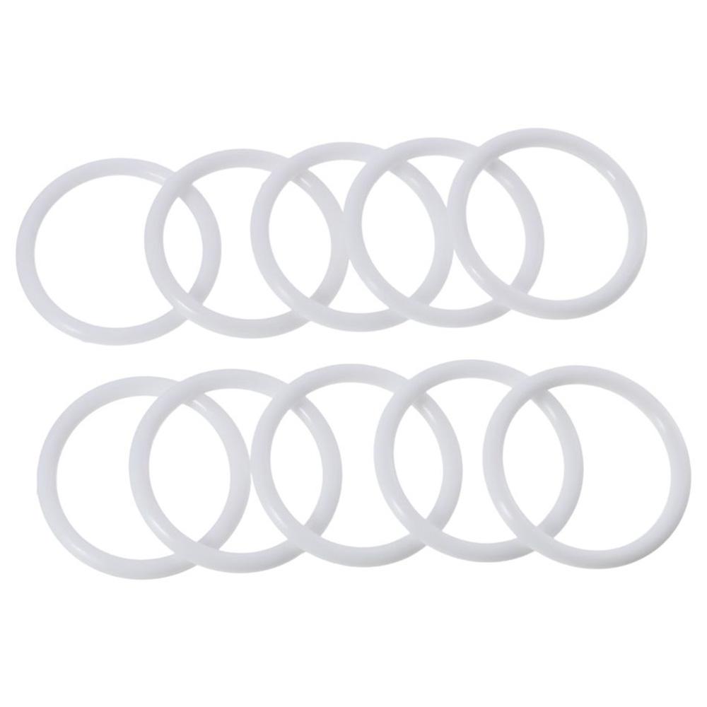 30pcs Plastic White Rings Hoops White Dream Catcher Circle for DIY Art Crafts