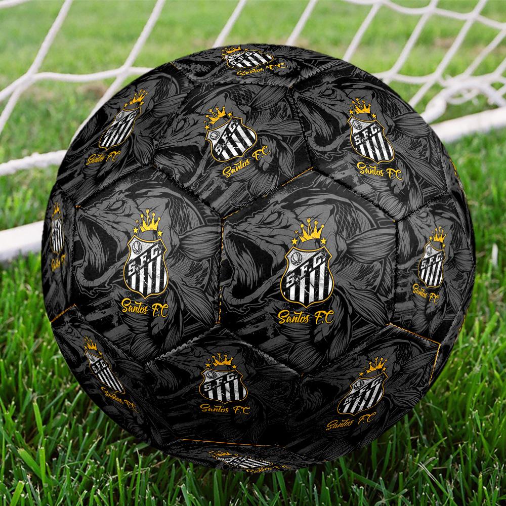 Powerful Football Crest Design Printed Size 5 Soccer Balls, High-Quality, Anti-Slip, Protective Football, A Unique Gift , Birthdays, Christmas Gifts