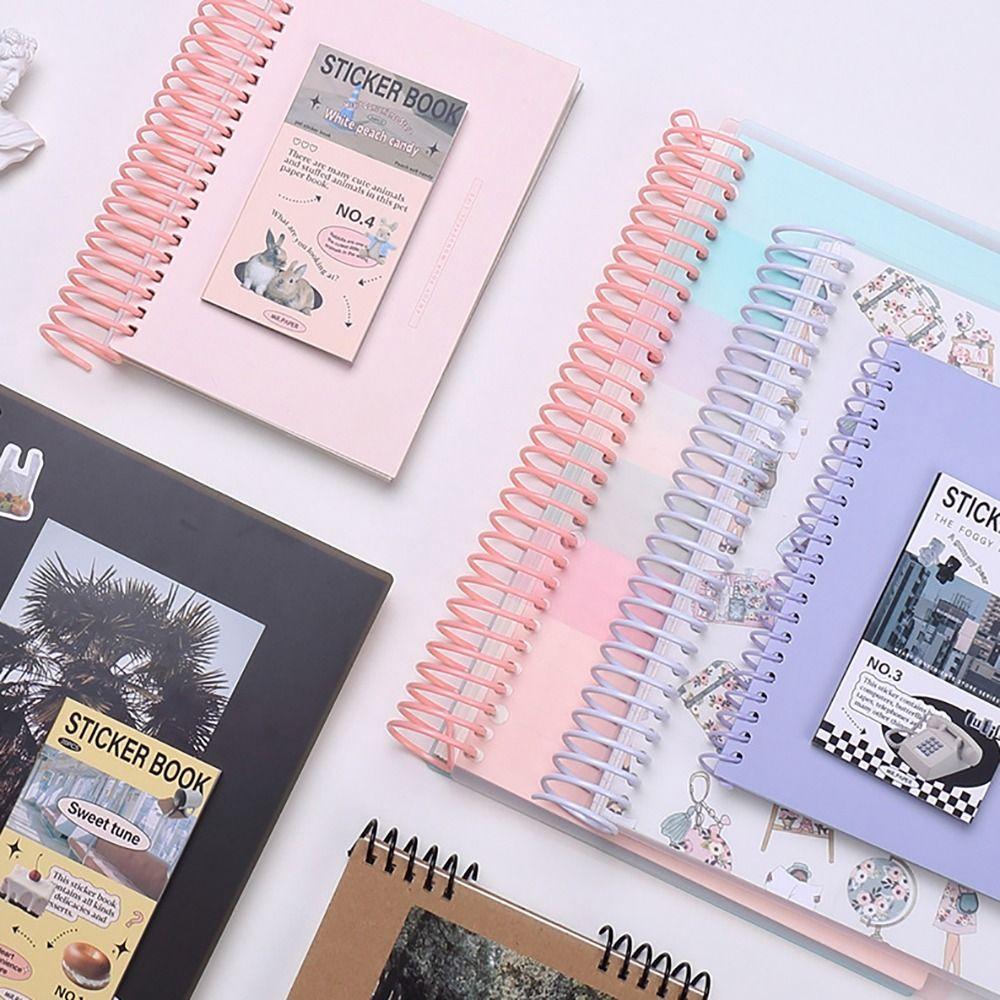 5PCS Plastic Loose-leaf Binding Strip Diameter 16/35MM Binding Rings Binding Supplies