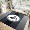 Swansea City Design Crystal Velvet Carpet Cozy Non?Slip Printed Rug For Bedroom Living Room Entrance