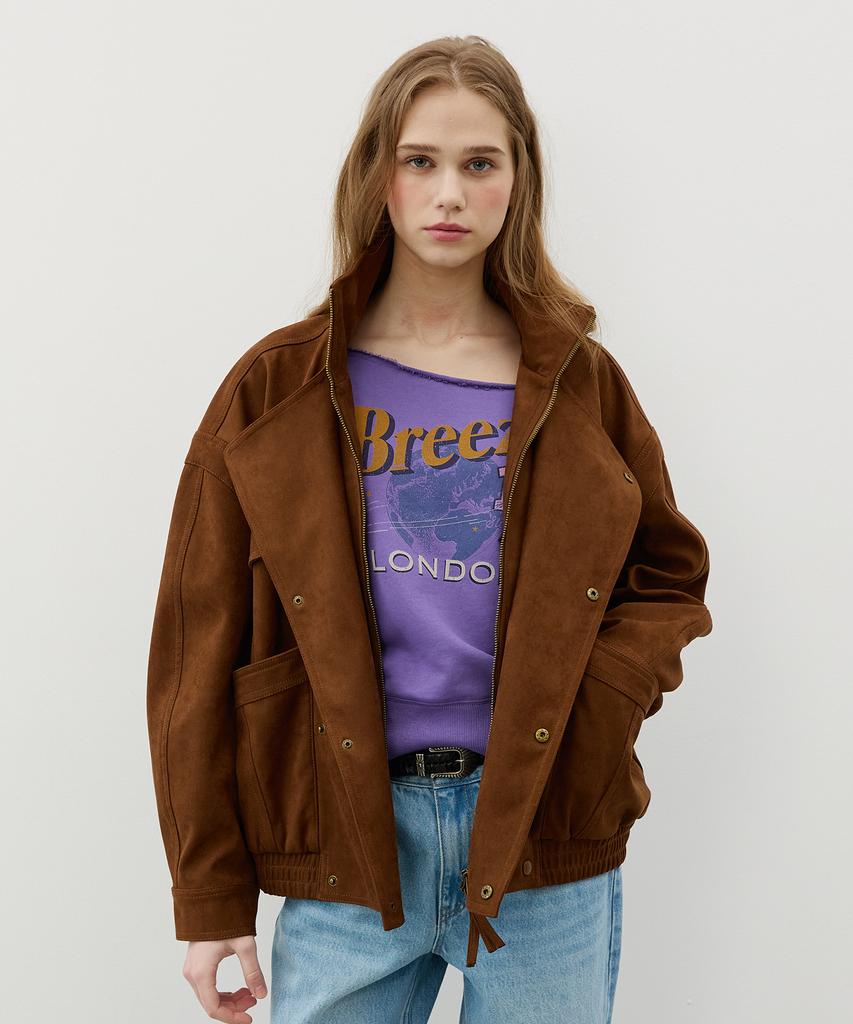 Citybreeze Suede Utility Jumper_Brown