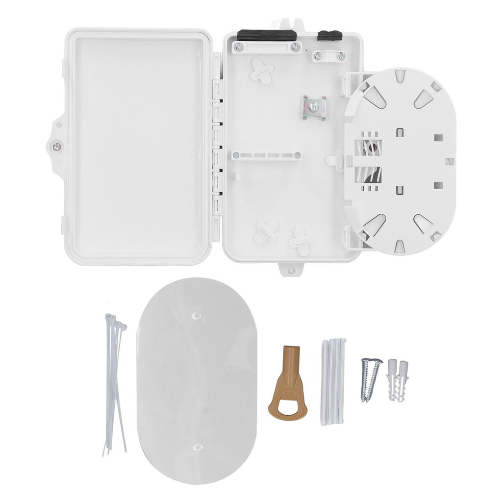 Fiber Distribution Box 4 Core IP65 Waterproof Wall Mount Fiber Optic Terminal Box for Indoor Outdoor